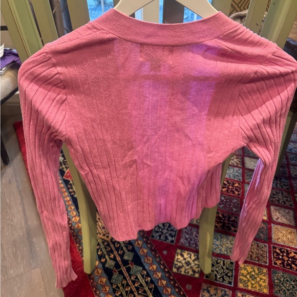 Universal Thread Button-Up Pink Cardigan - Picture 4 of 4